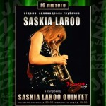 Концерт голландської трубачки Саскії Лару та її гурту «Saskia Laroo Quintet»