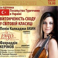 Концерт турецької скрипальки Пелін Халкаджи Акин
