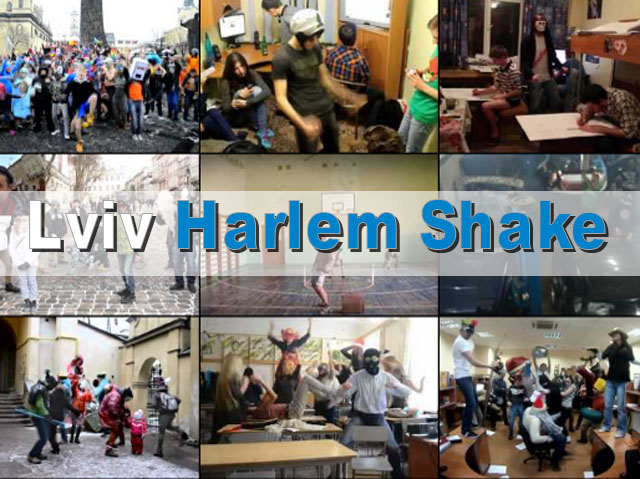 Відео з усіх Harlem Shake у Львові