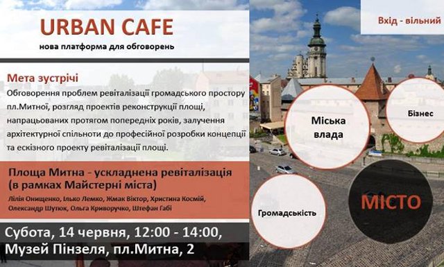 Urban Cafe - платформа для обговорення проблем міста