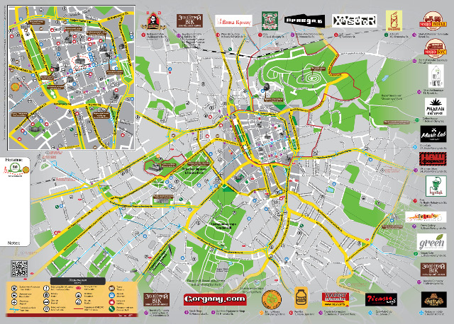 Буклет «LvivOnline. Карта міста», січень-березень 2015