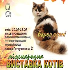 Міжнародна виставка котів «Барви Осені»