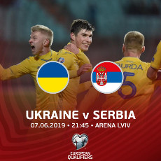 Футбол. Кваліфікація Євро 2020. Україна – Сербія