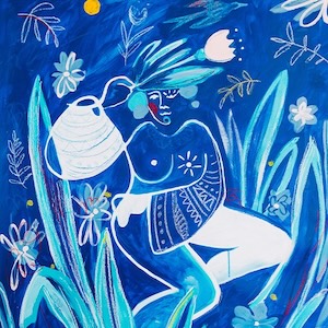 Виставка Анастасії Бонішко «Жінка в синіх тонах»