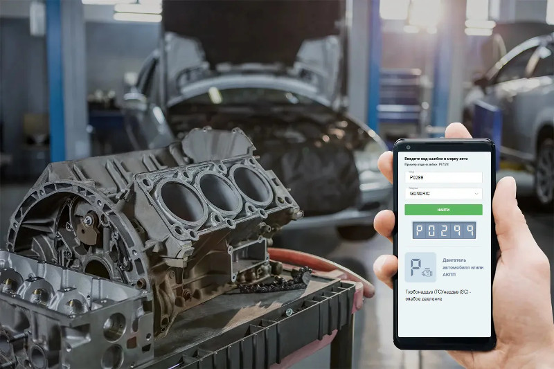 DTC P0299 Volkswagen — недостатній тиск наддуву